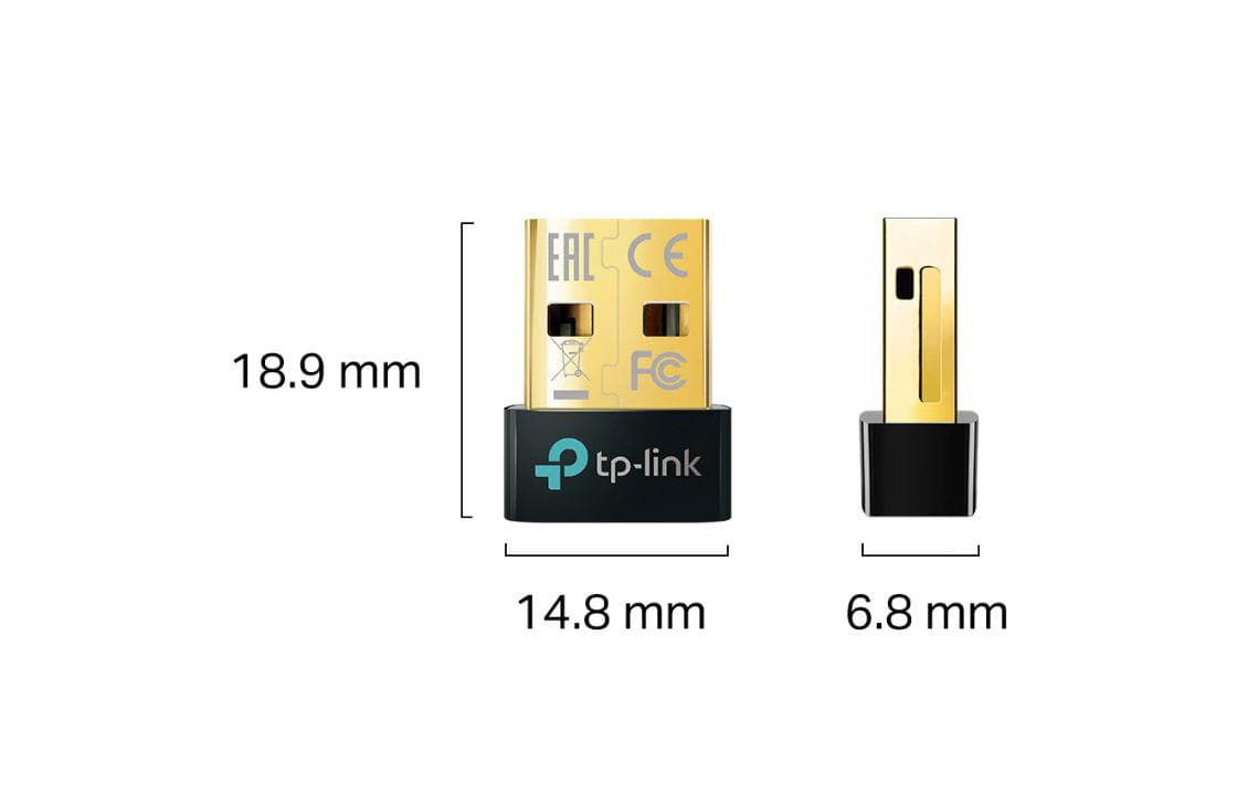 TP-LINK Adaptor Bluetooth USB Nano 5.0, Bluetooth 5.0, USB 2.0, - 5