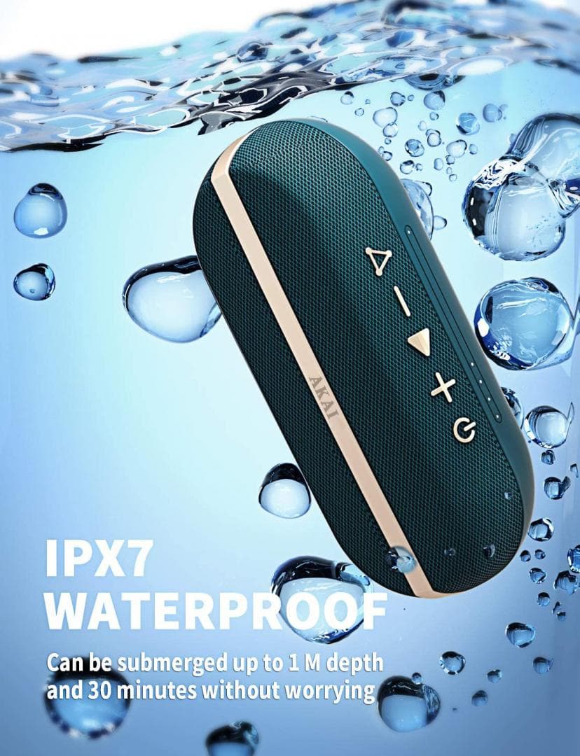 Boxa portabila Akai ABTSW-30R, 20w, Bluetooth 5.0, functie hands free, - 4