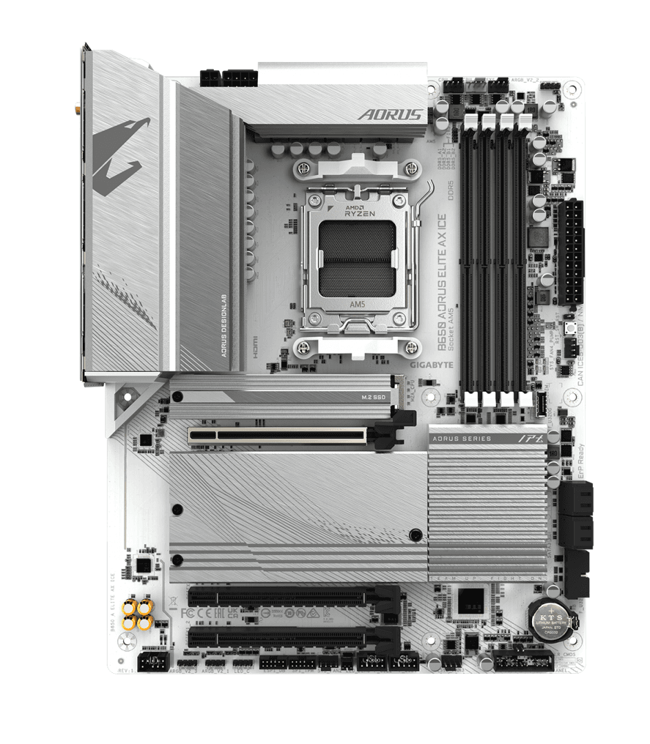 Placa de baza Gigabyte B650 AORUS ELITE AX ICE, Socket - 2