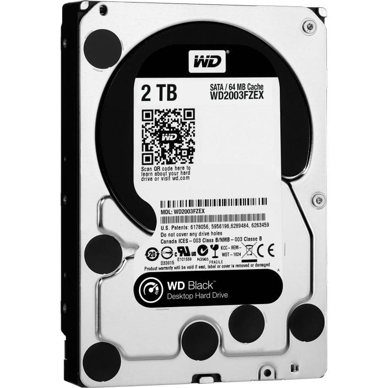 HDD desktop WD WD_BLACK, 2 TB, 7200 rpm, 64 MB,