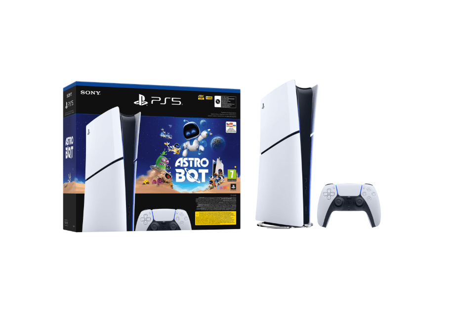 Sony PS5 Slim Digital Edition 1TB SSD White + Astro