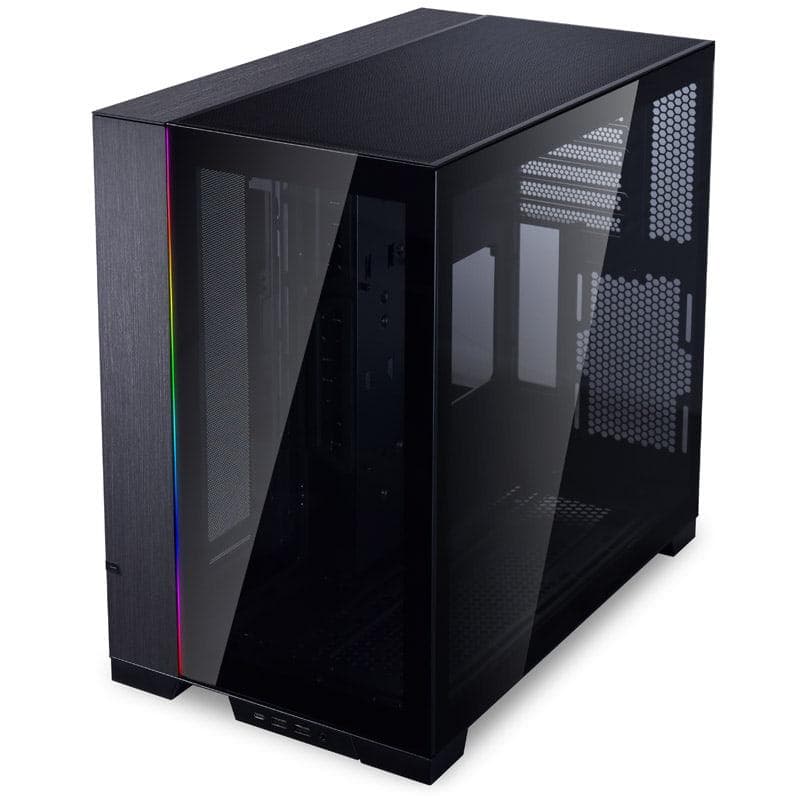 Carcasa LIAN LI 011 DYNAMIC EVO, RGB, Mid Tower, Black - 2