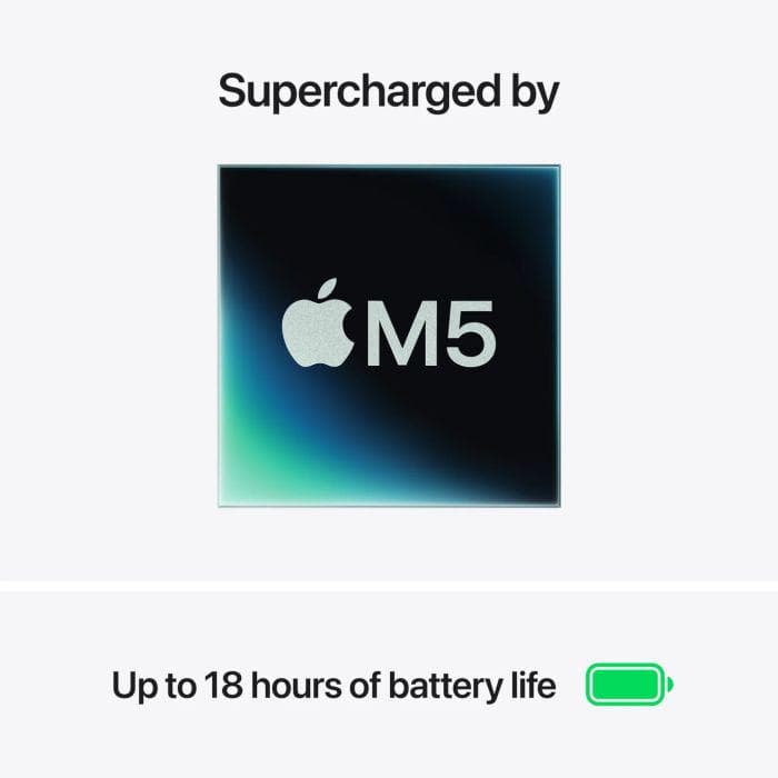 MacBook Air 15.3" Retina/Apple M5 (CPU 10-core, GPU 10-core, NeuralEngine16-core)/24GB/1TB - 8