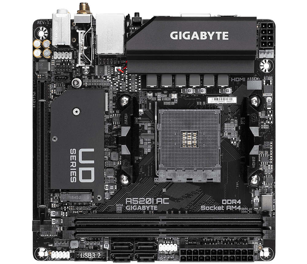 Placa de baza Gigabyte A520I AC, Socket AM4, DDR4, Micro-ATX - 2