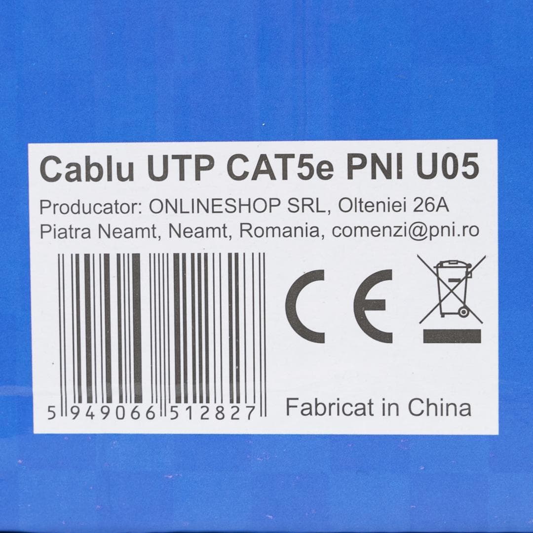 Cablu UTP CAT5e PNI U05 cu 4 perechi pentru internet - 6