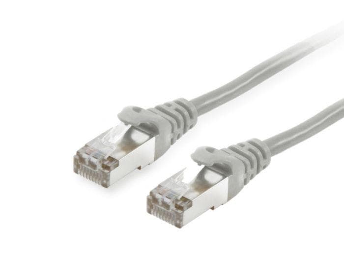EQUIP 605500 Cat.6 S/FTP Patch Cable, 1.0m , Grey, 8.34x11.68x1000mm - 2