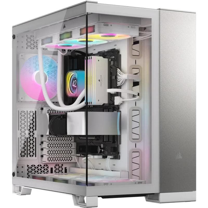 Carcasa CORSAIR CC-9011285-WW, RGB, Mid Tower, White - 5