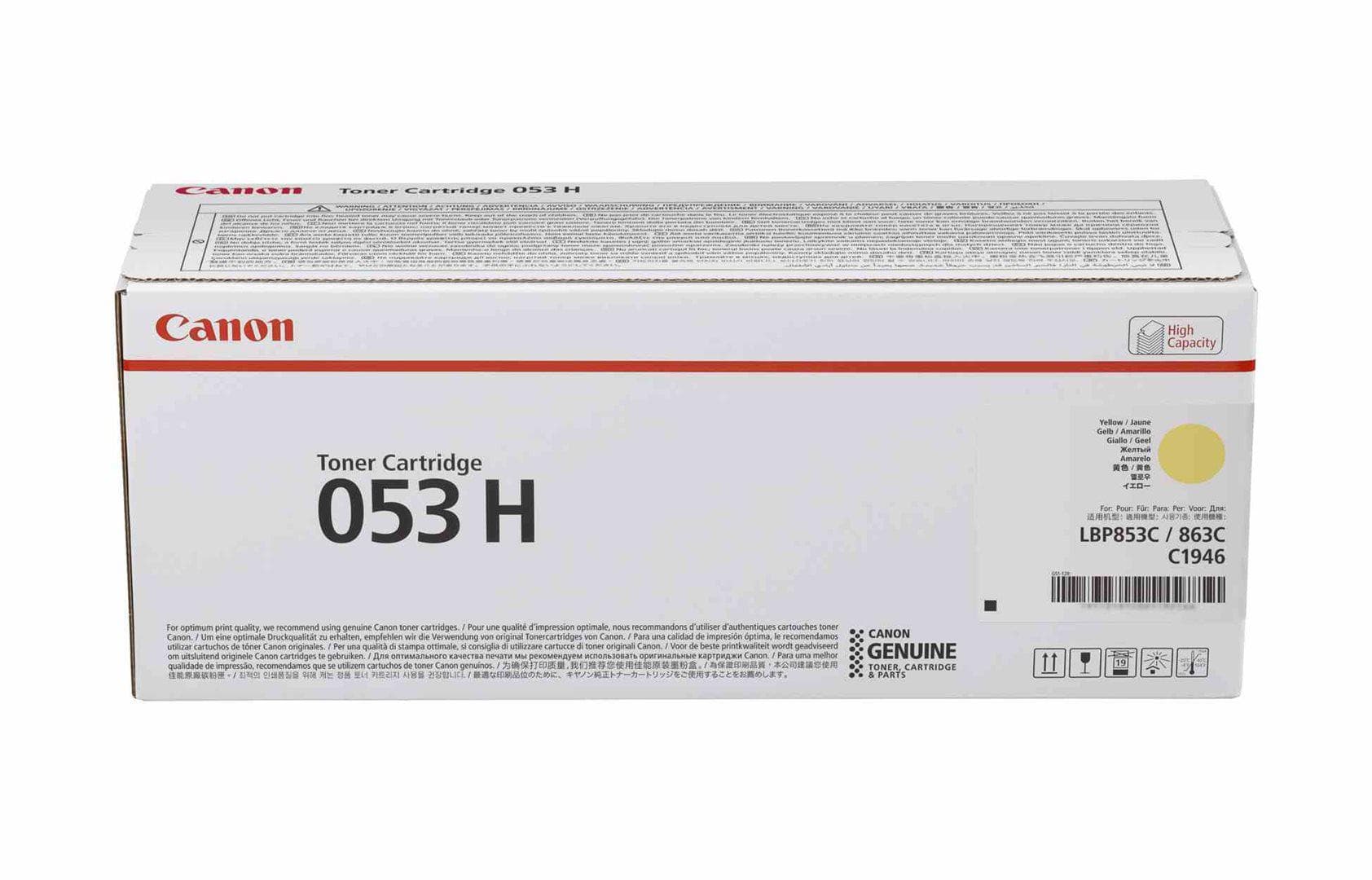 Canon Toner Yellow CRG-053HY, Capacitate 32k pagini, Compatibil cu I-SENSYS