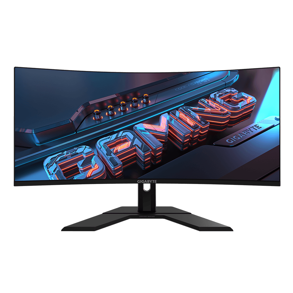 Gigabyte Monitor Gaming 34" GS34WQC, Non-glare, Rezolutie: 3440 x 1440