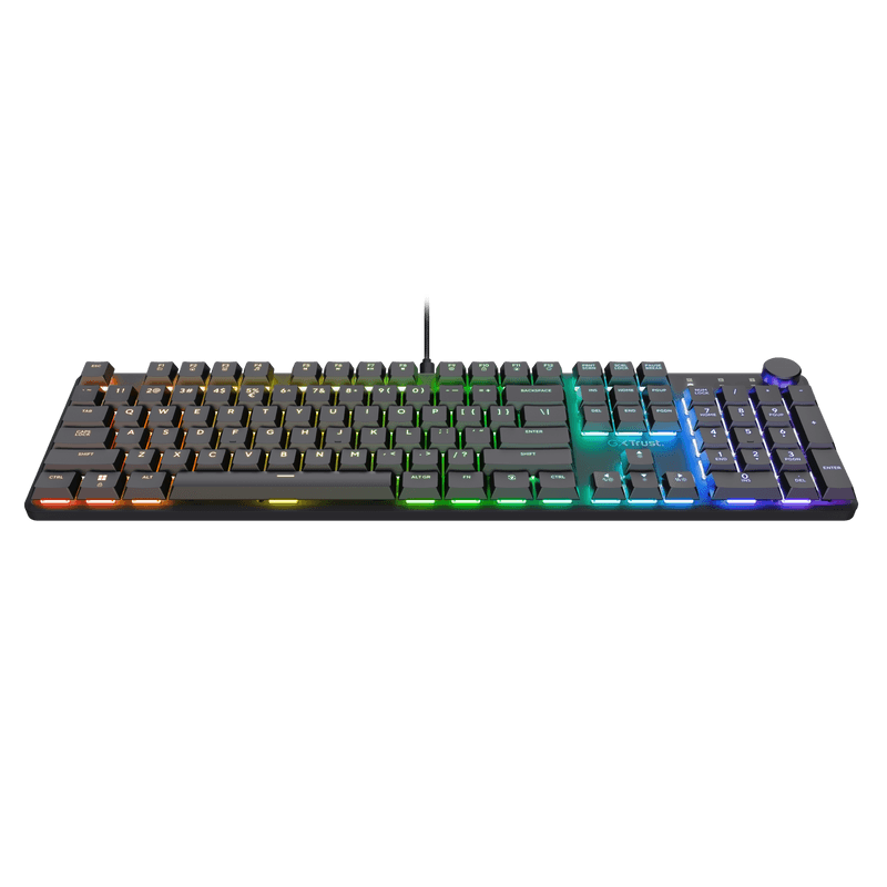 Tastatura mecanica Trust GXT 866 Torix cu fir, swtich linear, - 3