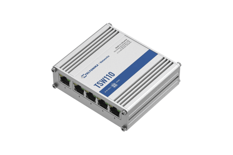 TELTONIKA INDUSTRIAL UNMANAGED L2 5PPORT GIGABIT SWITCH TSW110, Interfata: 5 - 3