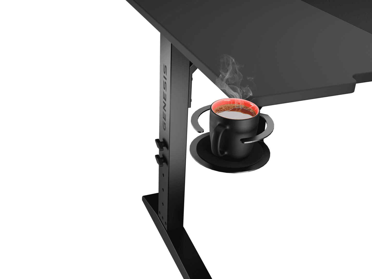 Birou gaming Genesis Holm Modular 160, material lemn/metal, reglabil pe - 20