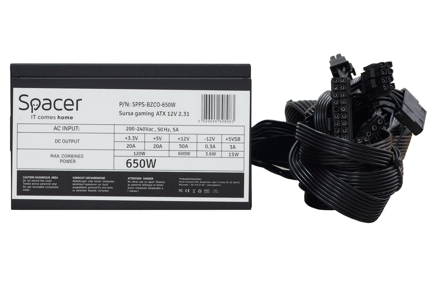Sursa Spacer BZCO-650, 80+ Bronze, 650W - 2