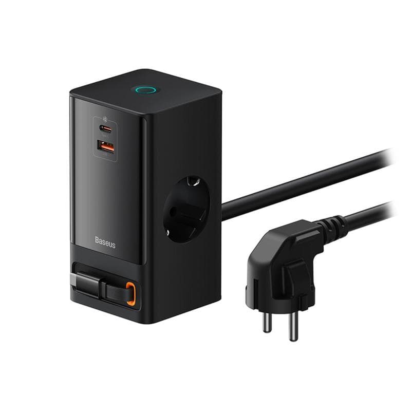 Incarcator retea Baseus GaN3 Pro Powerstrip, Quick Charge 65W, 2
