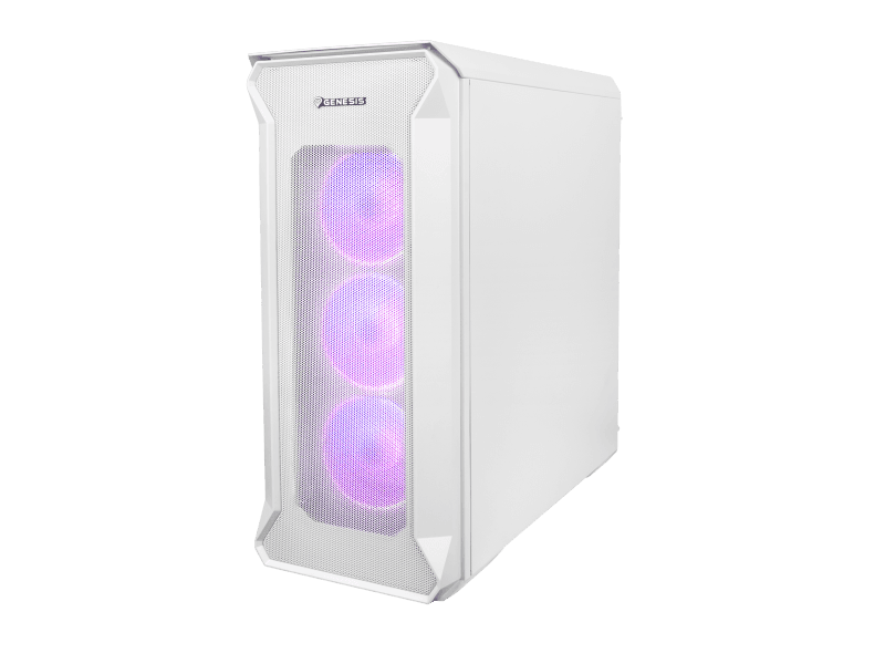 Carcasa GENESIS Irid 505 ARGB, RGB, Mid Tower, White