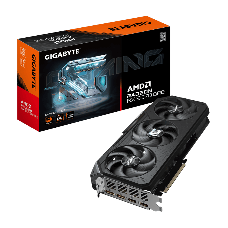 Placa video Gigabyte Radeon RX 9070 GRE GAMING OC 12G,