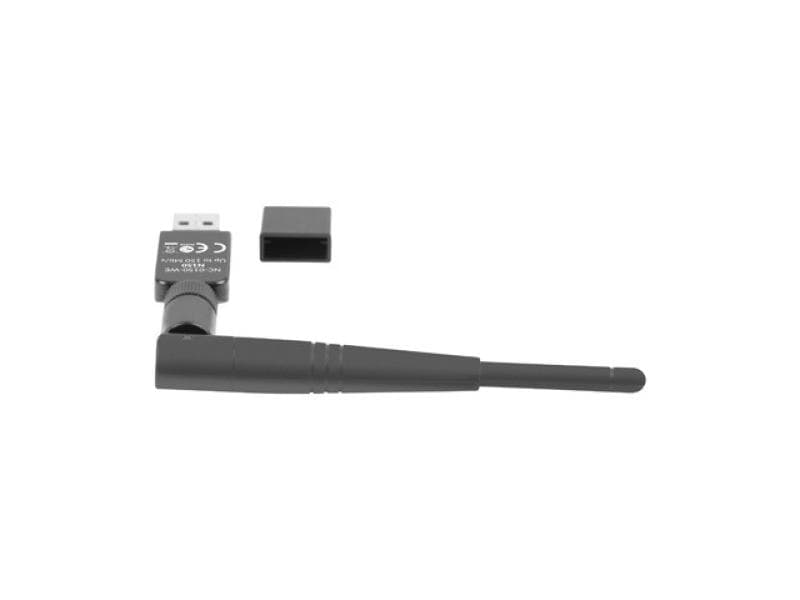 Adaptor USB placă rețea wireless NC-0150-WE N150, 1x antenă