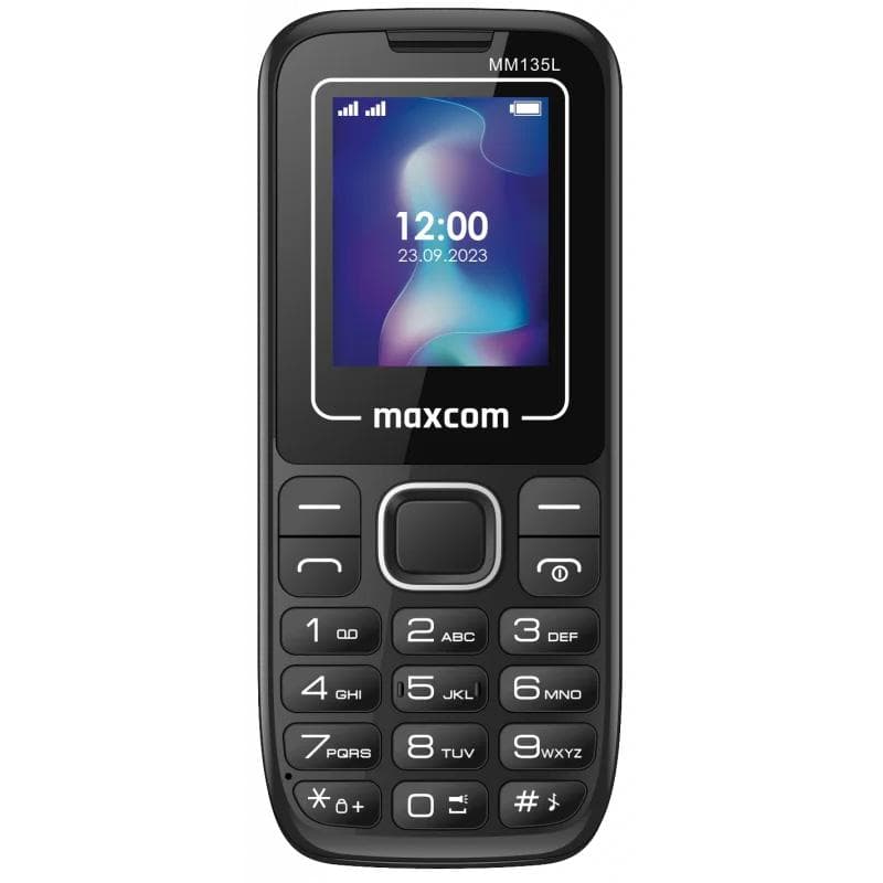 Telefon MAXCOM MM135 LIGHT, Single SIM, RAM, 2G, Negru