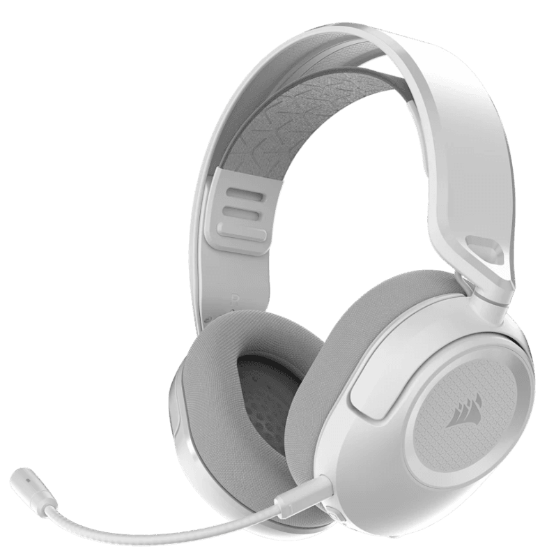 Casti Gaming Head-band Corsair HS35 v3, Wireless/Wired, Alb