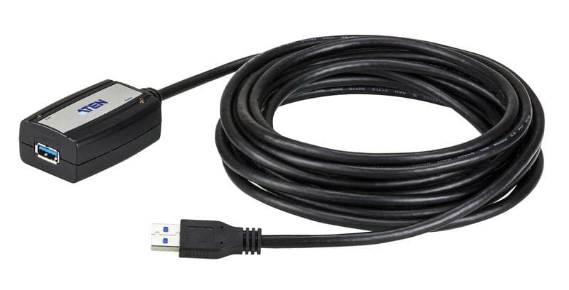 Prelungitor de USB ATEN UE350A-AT. Lungime cablu: 5 m. Conector