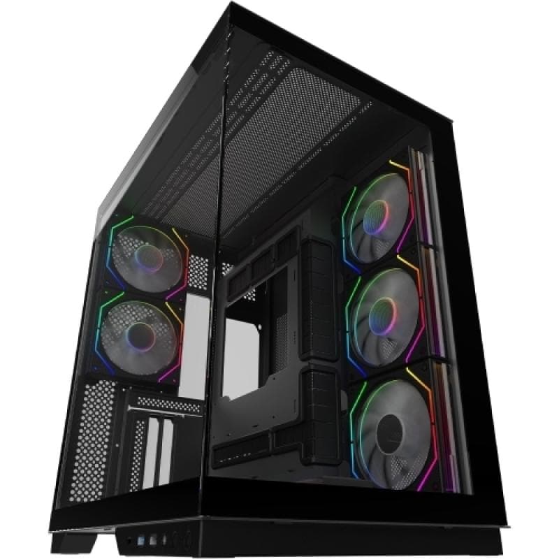 Carcasa AQIRYS Janus, RGB, Mid Tower, Black