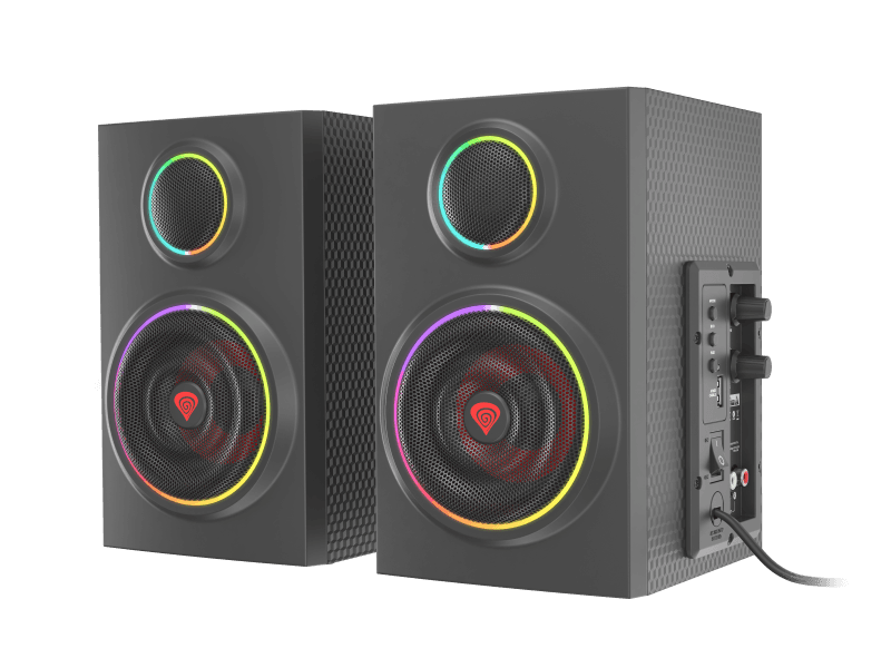 Sistem audio 2.0 Genesis HELIUM 300BT, putere totala RMS 24