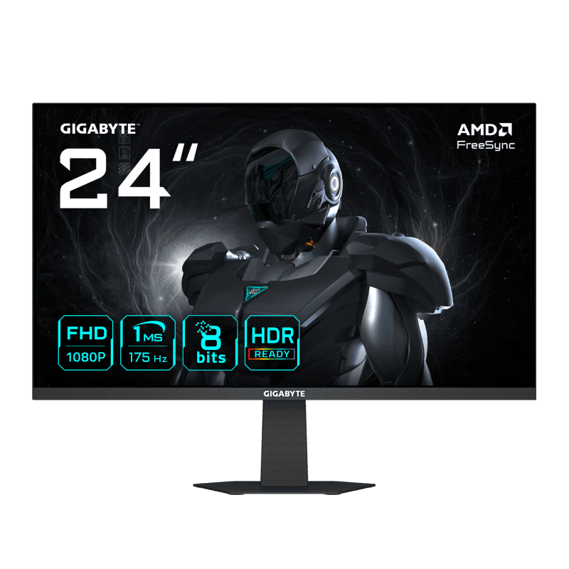 Monitor Consumer GIGABYTE GS24F14A, 23.8", 1920 x 1080 pixeli, Black