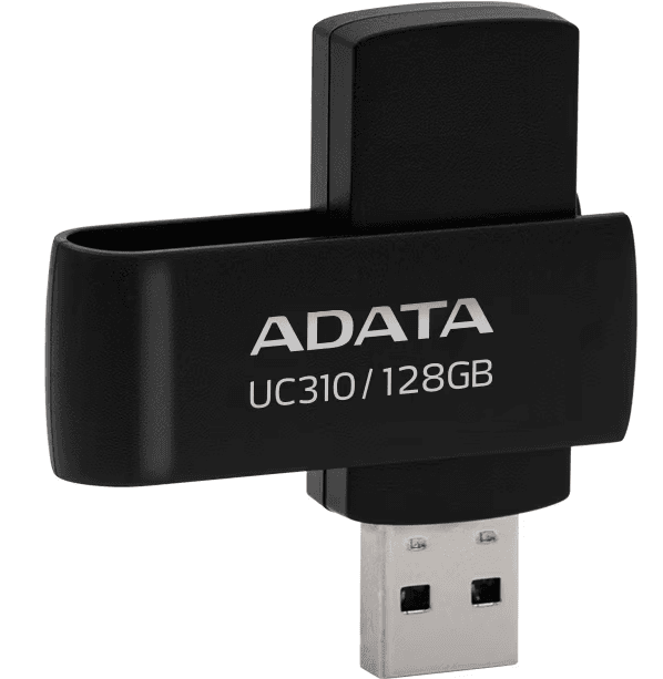 Memorie USB ADATA UC310 128 GB, USB 3.2, Negru
