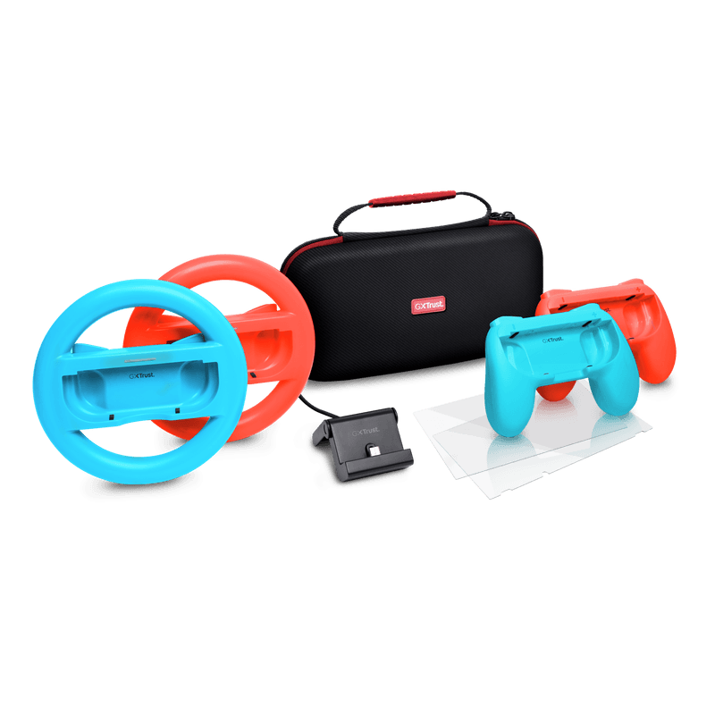Pachet accesorii Trust pentru conosola Nintendo Switch, pachetul contine: husa