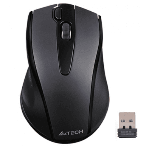 Mouse Wireless A4TECH G9-500FS-BK, 1000 - 1100 dpi, negru