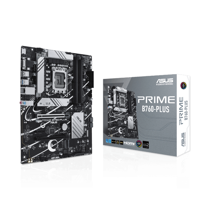 Placa de baza ASUS PRIME B760-PLUS, Socket 1700, DDR5, ATX