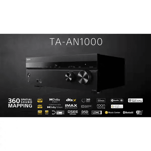 Receiver AV SONY TA-AN1000, 7.2ch, Dolby Atmos, Acoustic Center Sync,